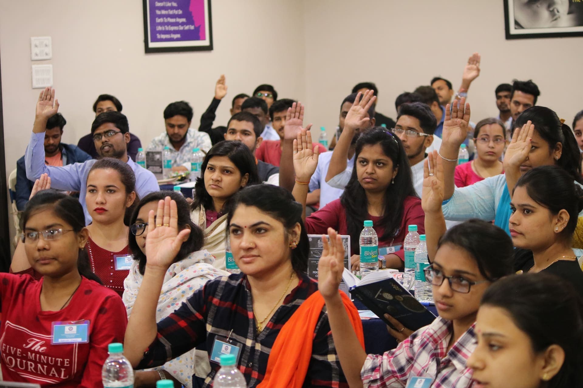 Interview Skills & Techniques workshop in progress at Aspire Institute