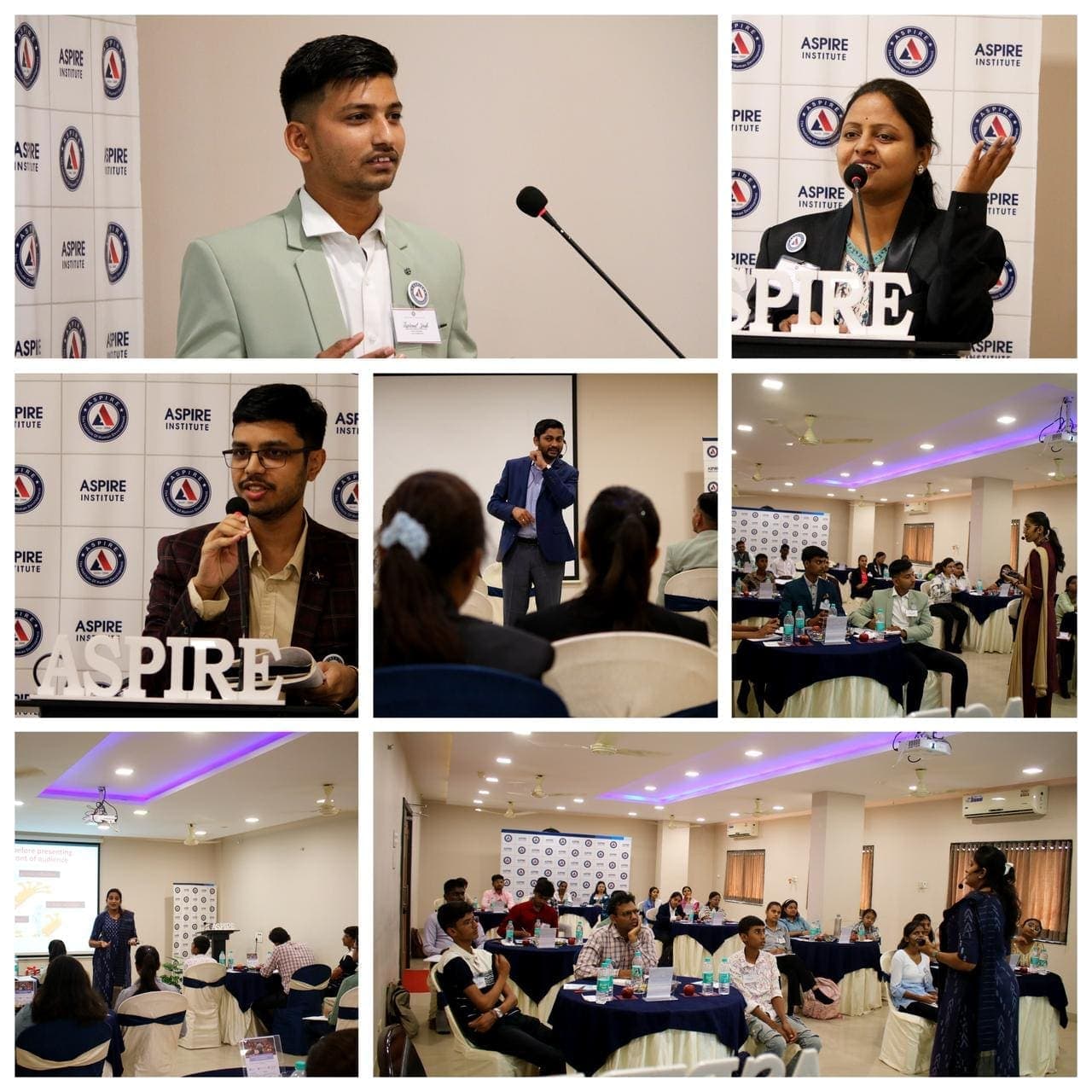 Public Speaking workshop in progress at Aspire Institute